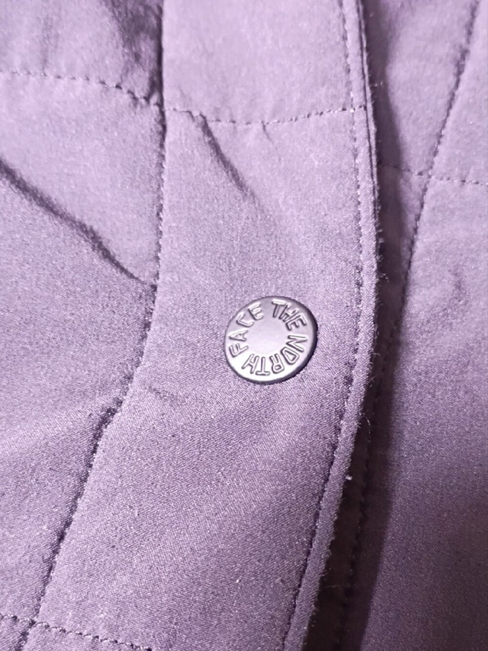 The North Face Black Quilted Snap Pullover - Picture 9 of 12